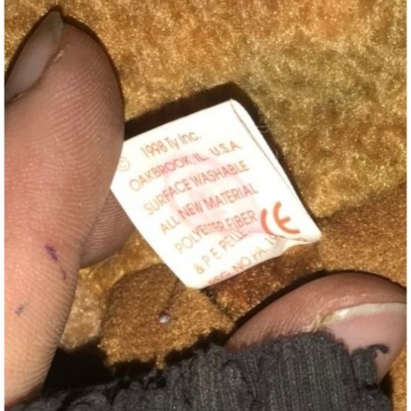 Vintage 1998 Ty Beanie Baby Kiwi Bird Named Beak - Picture 4 of 6